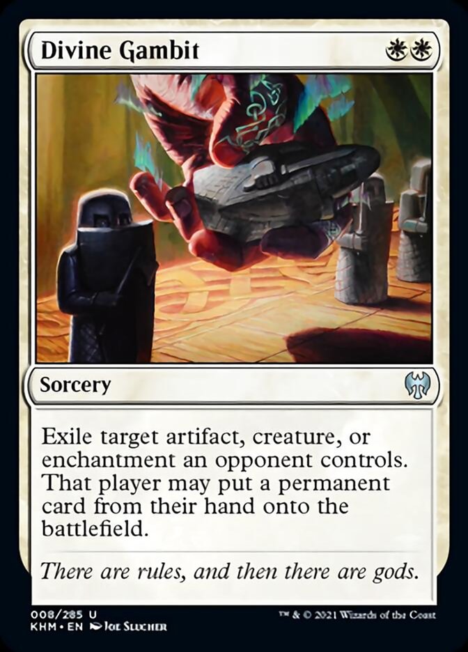 Divine Gambit [Kaldheim] Magic: The Gathering