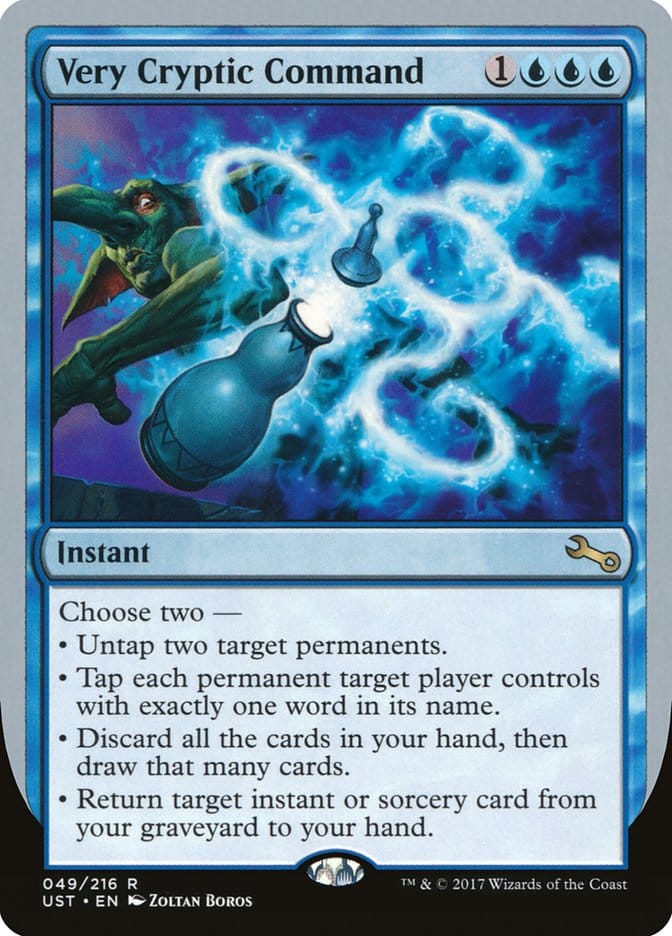Very Cryptic Command (Untap) [Unstable] Magic: The Gathering