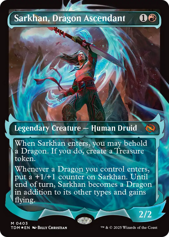 Sarkhan, Dragon Ascendant (0403) (Showcase) [Tarkir: Dragonstorm] Magic: The Gathering