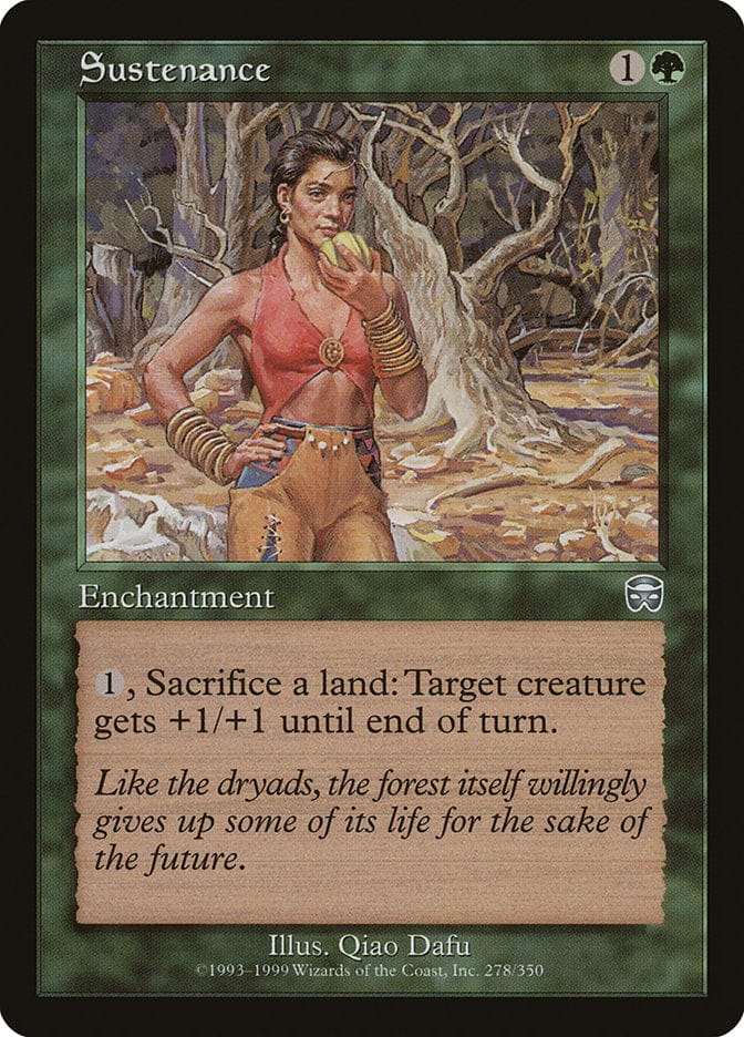 Sustenance [Mercadian Masques] Magic: The Gathering