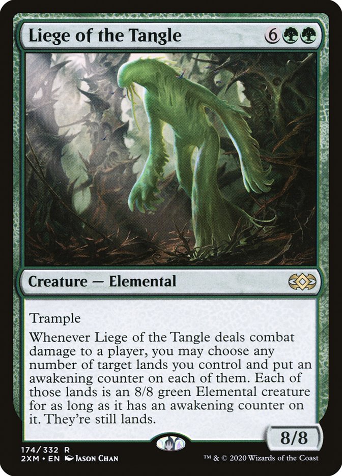 Liege of the Tangle [Double Masters] Magic: The Gathering