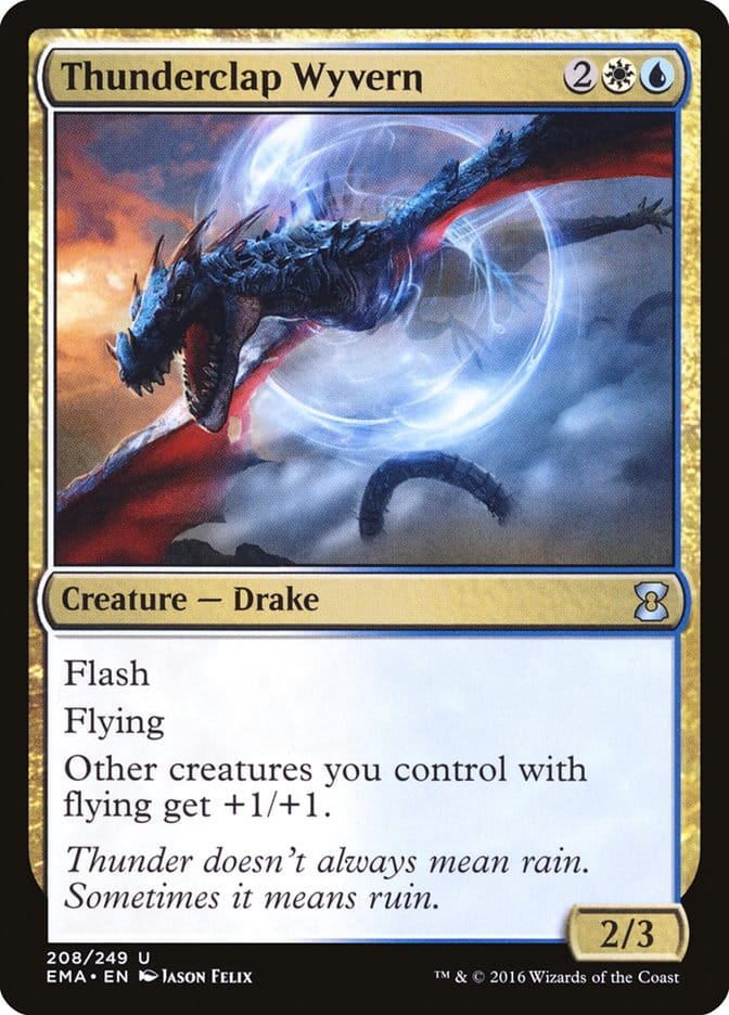 Thunderclap Wyvern [Eternal Masters] Magic: The Gathering