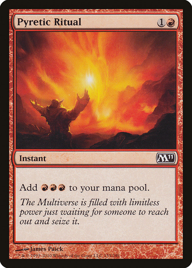 Pyretic Ritual [Magic 2011] Magic: The Gathering