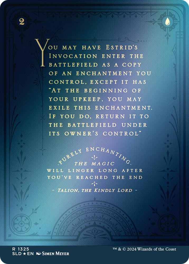 Estrid's Invocation [Secret Lair Drop Series] Magic: The Gathering