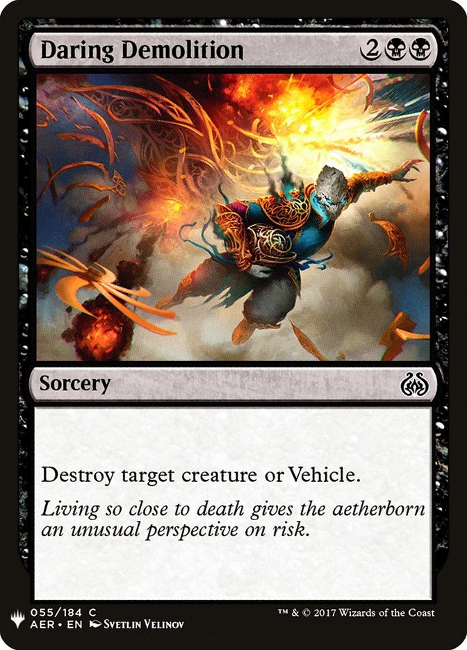 Daring Demolition [Mystery Booster] Magic: The Gathering