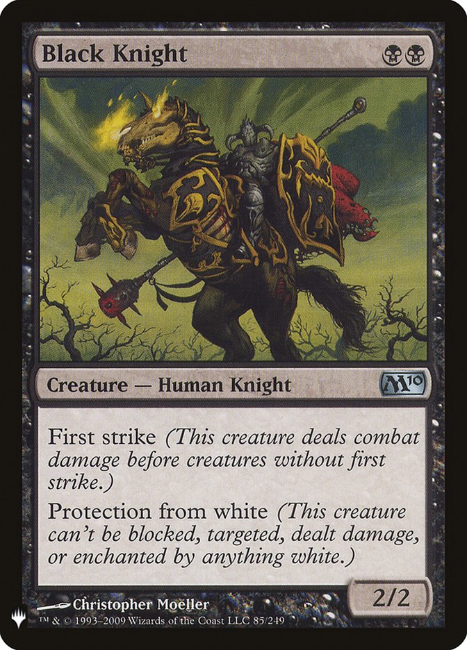 Black Knight [Mystery Booster] Magic: The Gathering