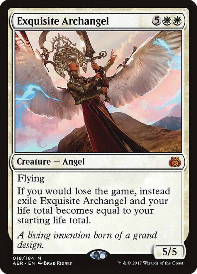 Exquisite Archangel [Aether Revolt] Magic: The Gathering