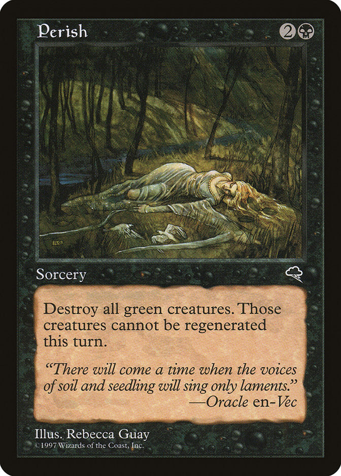 Perish [Tempest] Magic: The Gathering