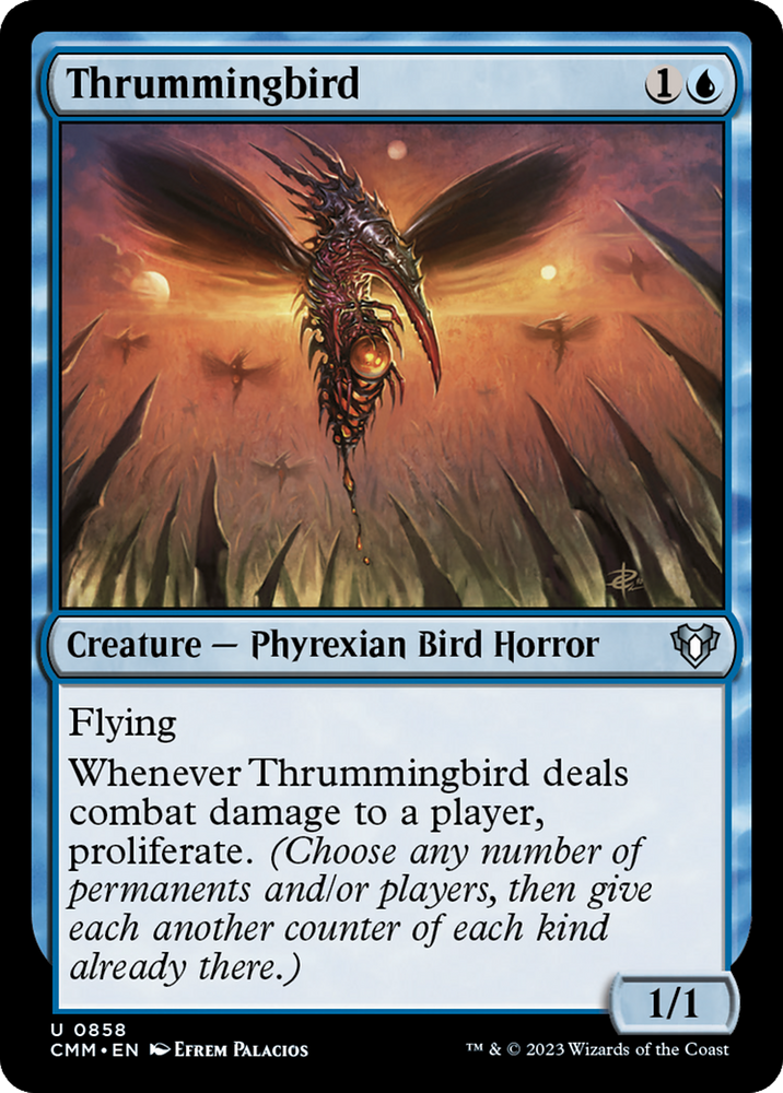 Thrummingbird [Commander Masters] Magic: The Gathering