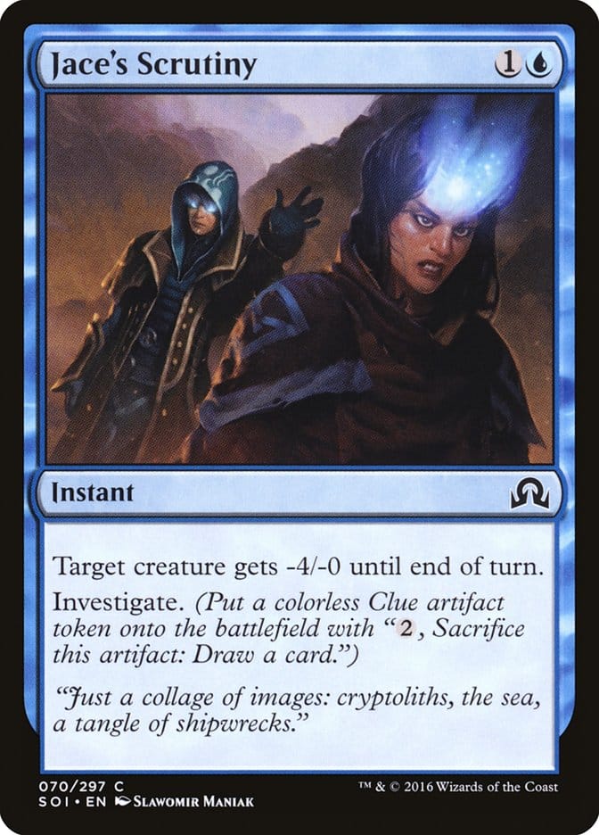 Jace's Scrutiny [Shadows over Innistrad] Magic: The Gathering