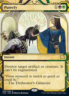 Putrefy (Foil Etched) [Strixhaven: School of Mages Mystical Archive] Magic: The Gathering