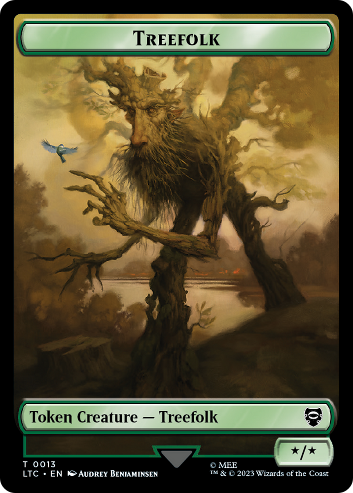 Treefolk // Food Token [The Lord of the Rings: Tales of Middle-Earth Commander Tokens] Magic: The Gathering