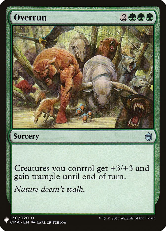 Overrun [Mystery Booster] Magic: The Gathering