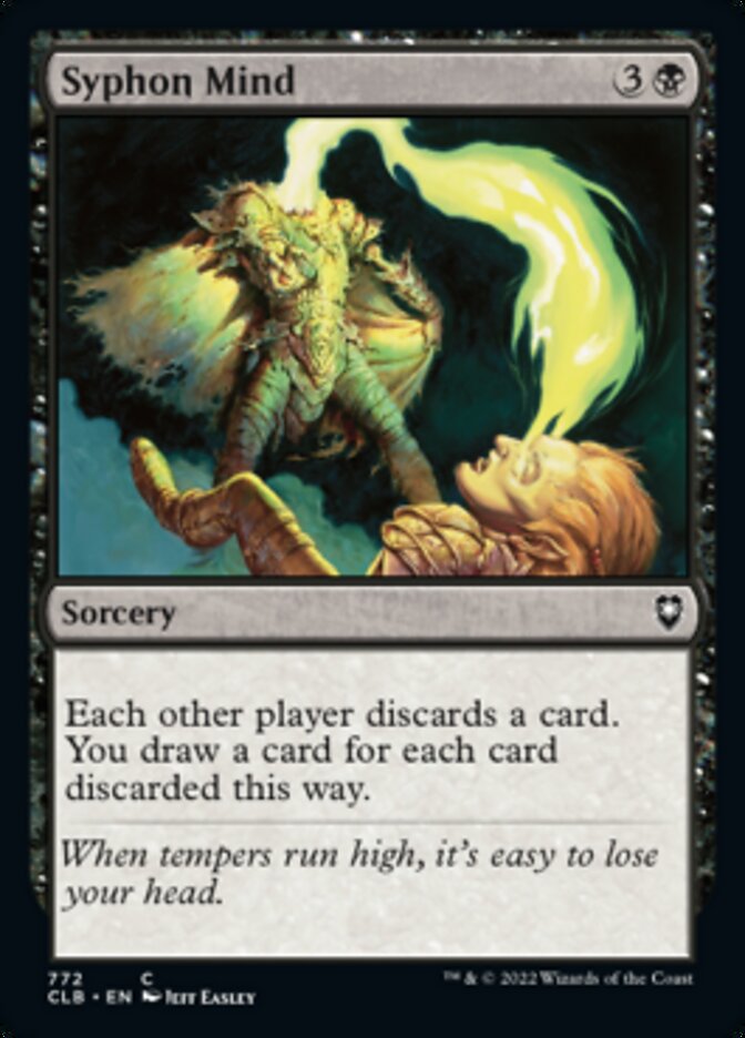 Syphon Mind [Commander Legends: Battle for Baldur's Gate] Magic: The Gathering