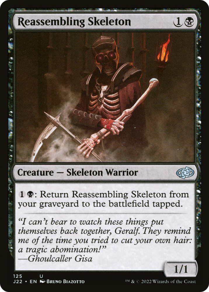 Reassembling Skeleton [Jumpstart 2022] Magic: The Gathering