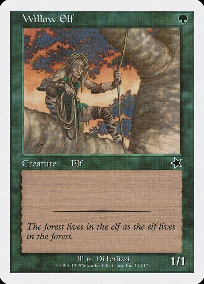 Willow Elf [Starter 1999] Magic: The Gathering
