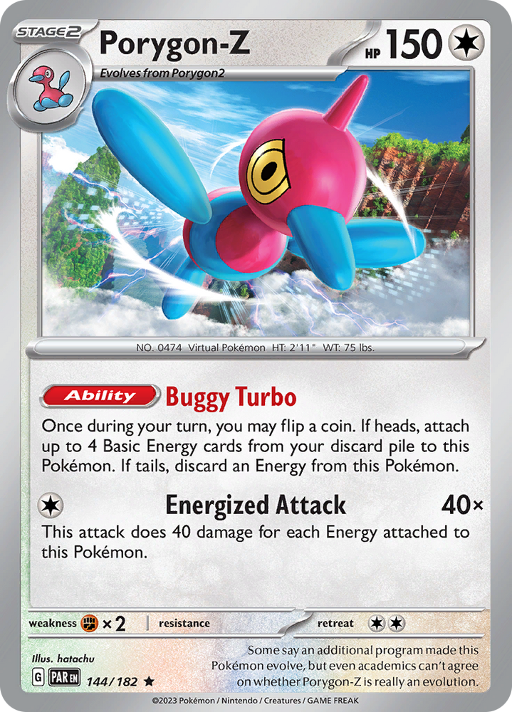 Porygon-Z (144/182) [Scarlet & Violet: Paradox Rift] Pokémon
