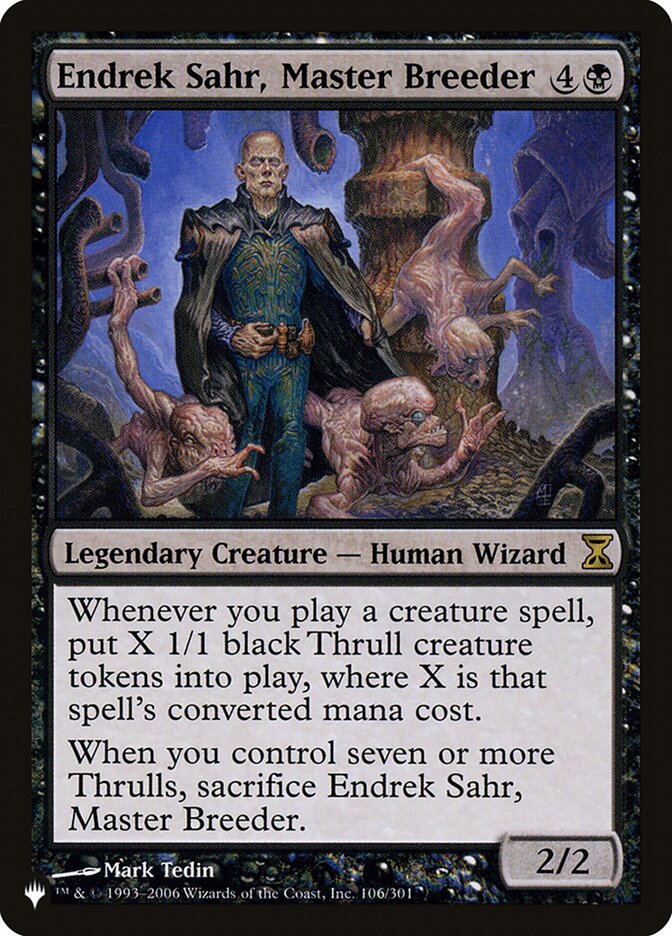 Endrek Sahr, Master Breeder [The List] Magic: The Gathering