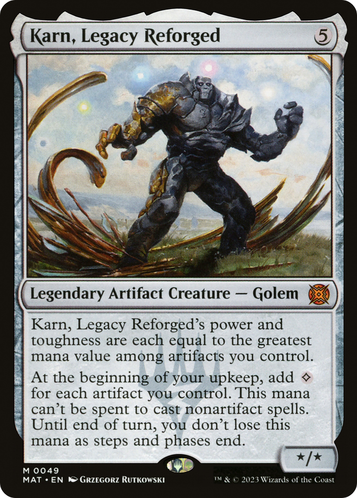 Karn, Legacy Reforged [March of the Machine: The Aftermath] Magic: The Gathering