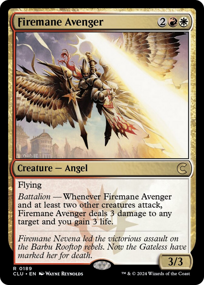 Firemane Avenger [Ravnica: Clue Edition] Magic: The Gathering