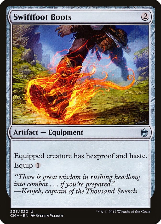 Swiftfoot Boots [Commander Anthology] Magic: The Gathering