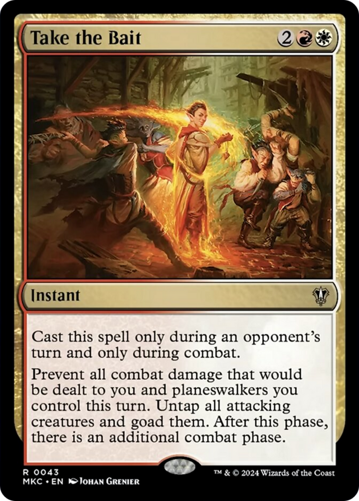 Take the Bait [Murders at Karlov Manor Commander] Magic: The Gathering