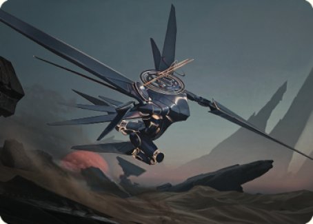 Steel Seraph Art Card [The Brothers' War Art Series] Magic: The Gathering