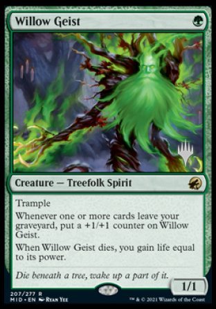 Willow Geist (Promo Pack) [Innistrad: Midnight Hunt Promos] Magic: The Gathering