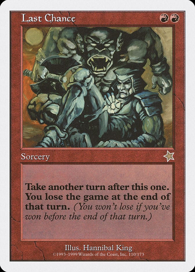 Last Chance [Starter 1999] Magic: The Gathering