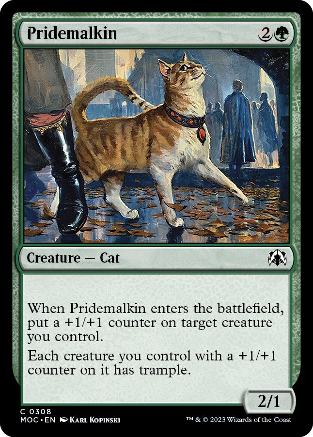 Pridemalkin [March of the Machine Commander] Magic: The Gathering