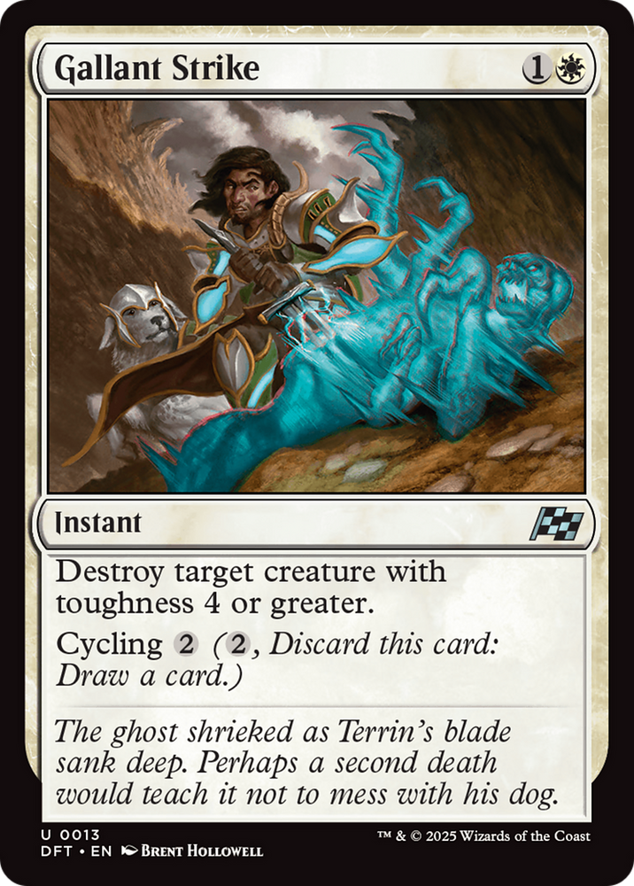 Gallant Strike [Aetherdrift] Magic: The Gathering