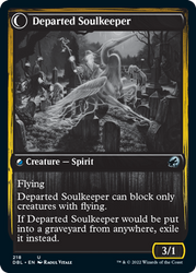 Devoted Grafkeeper // Departed Soulkeeper [Innistrad: Double Feature] Magic: The Gathering