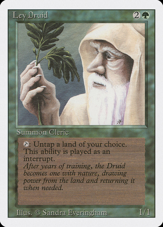Ley Druid [Revised Edition] Magic: The Gathering