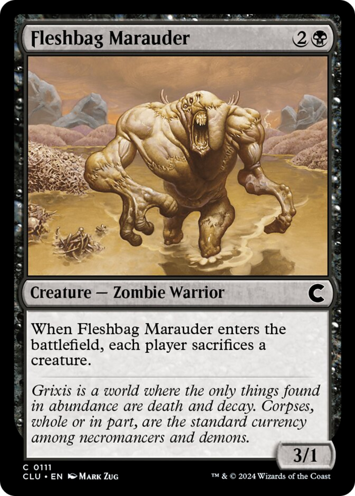Fleshbag Marauder [Ravnica: Clue Edition] Magic: The Gathering