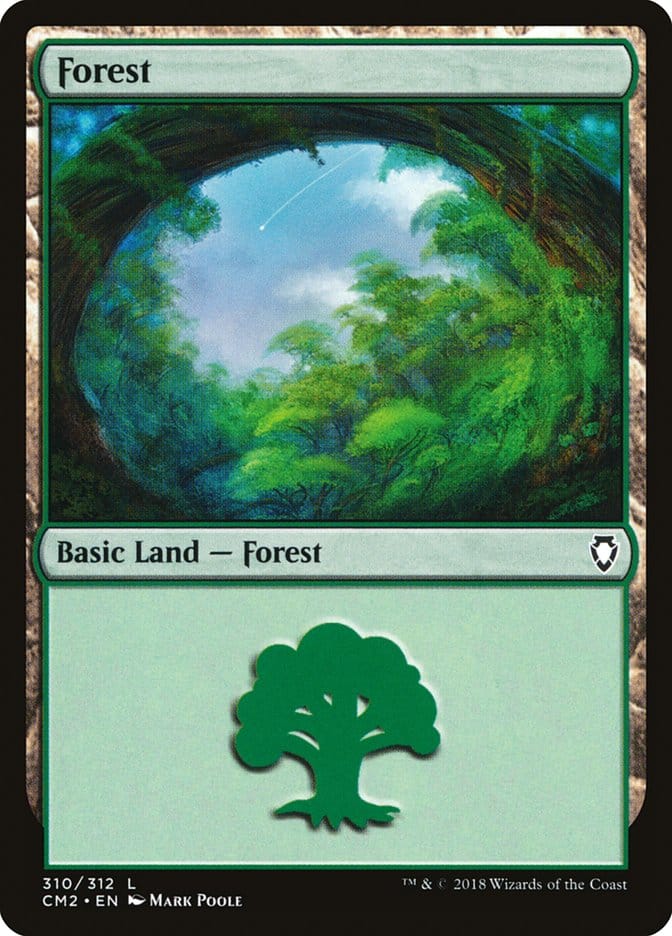 Forest (310) [Commander Anthology Volume II] Magic: The Gathering