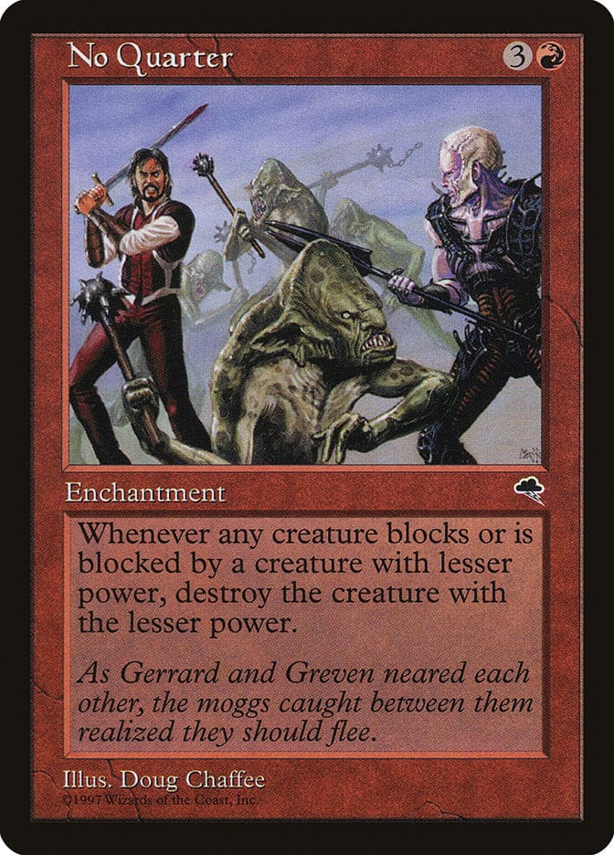 No Quarter [Tempest] Magic: The Gathering