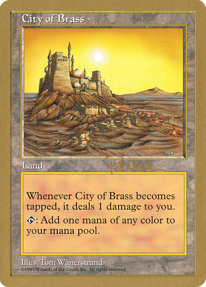 City of Brass (Paul McCabe) [World Championship Decks 1997] Magic: The Gathering