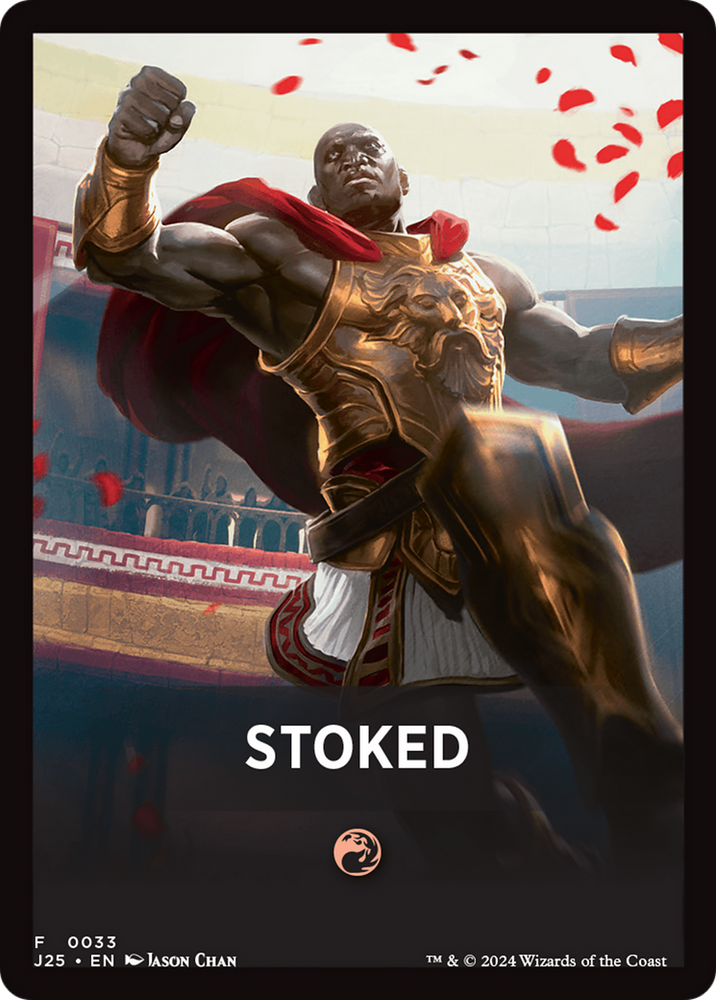 Stoked Theme Card [Foundations Jumpstart Front Cards] Magic: The Gathering