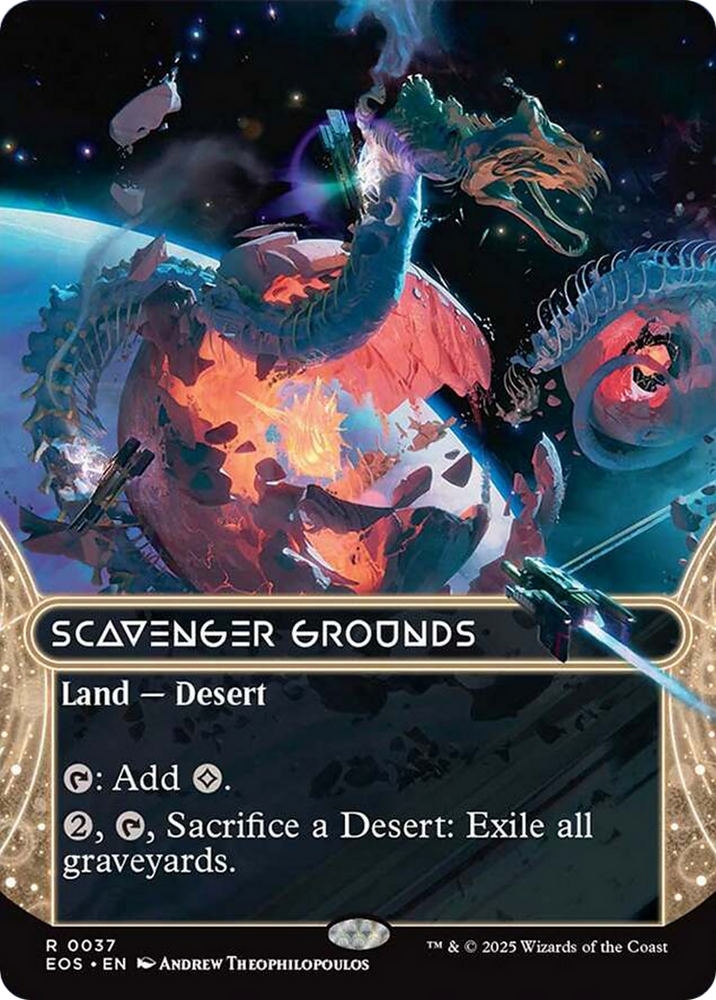 Scavenger Grounds (0037) (Borderless) [Edge of Eternities: Stellar Sights] Magic: The Gathering