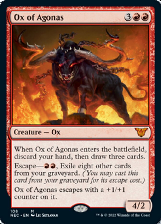 Ox of Agonas [Kamigawa: Neon Dynasty Commander] Magic: The Gathering