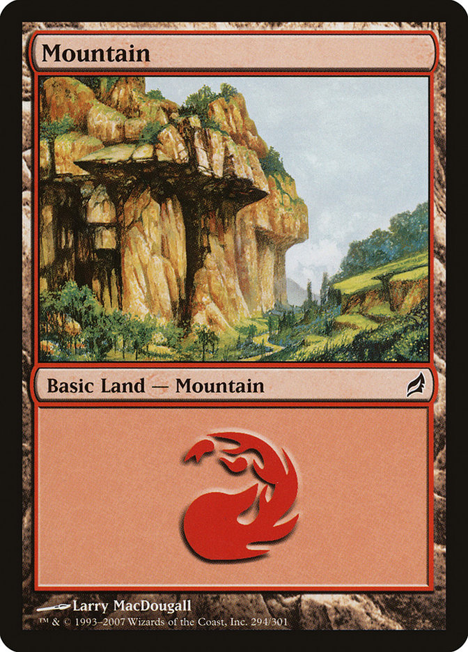 Mountain (294) [Lorwyn] Magic: The Gathering