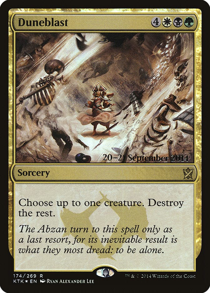 Duneblast [Khans of Tarkir Prerelease Promos] Magic: The Gathering