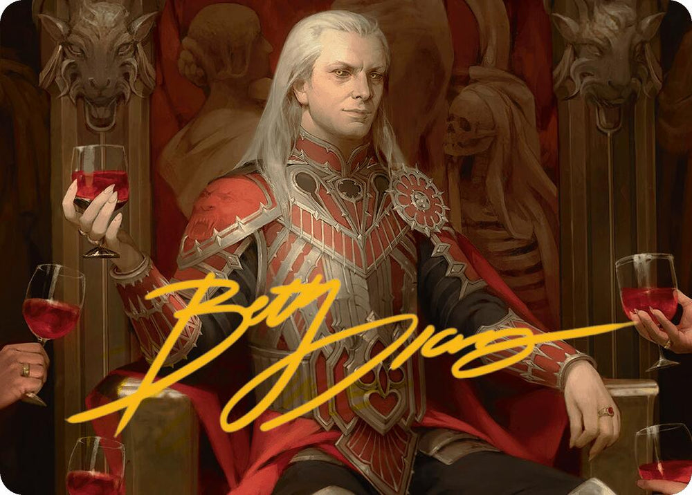 Edgar Markov Art Card (Gold-Stamped Signature) [Innistrad Remastered Art Series] Magic: The Gathering