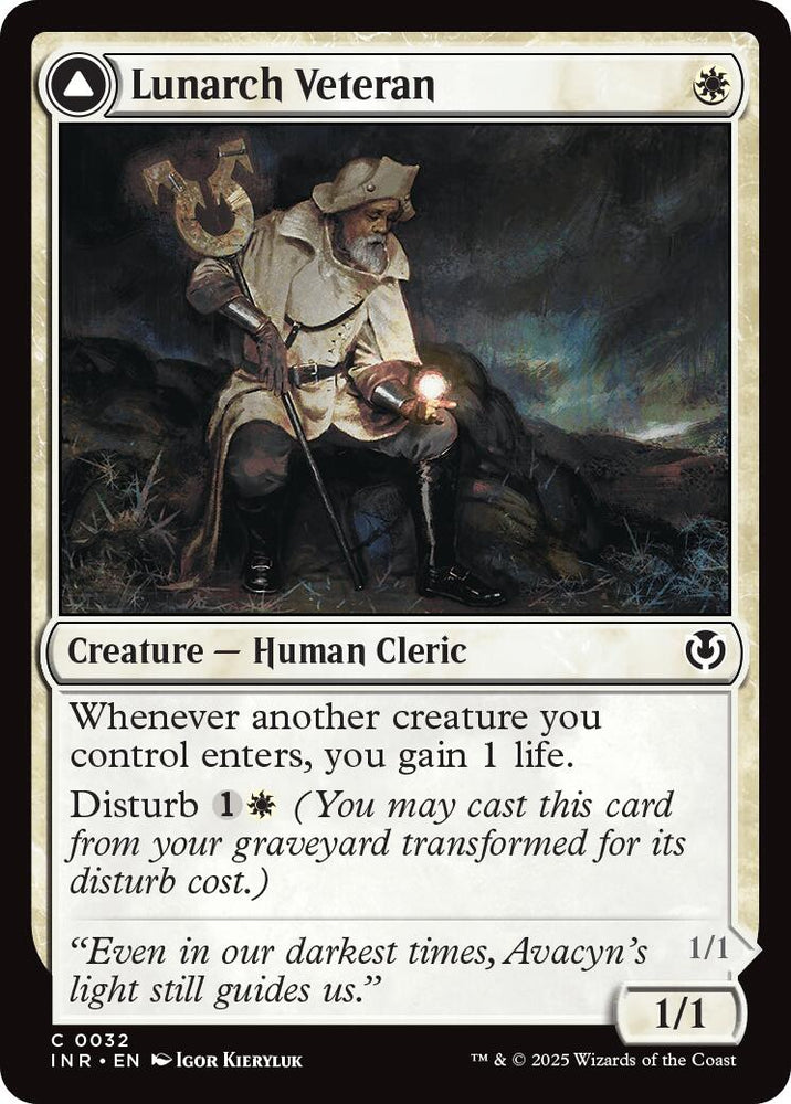 Lunarch Veteran // Luminous Phantom [Innistrad Remastered] Magic: The Gathering
