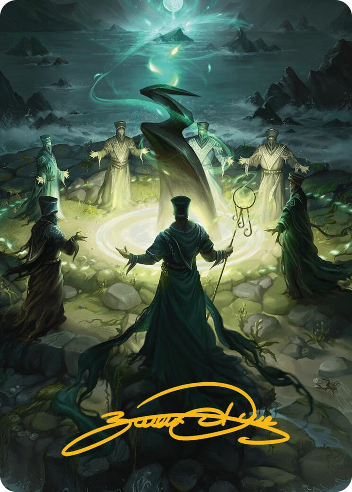 Cryptolith Rite Art Card (Gold-Stamped Signature) [Innistrad Remastered Art Series] Magic: The Gathering