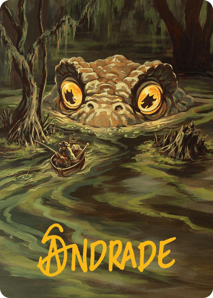 The Gitrog Monster Art Card (Gold-Stamped Signature) [Innistrad Remastered Art Series] Magic: The Gathering