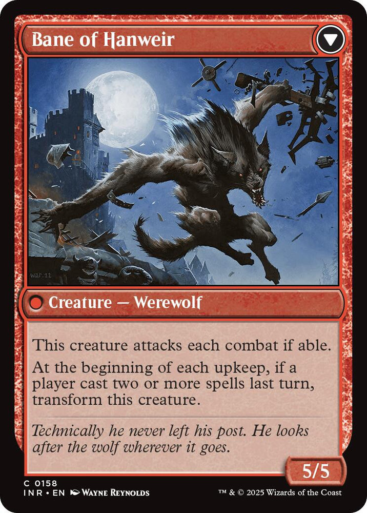 Hanweir Watchkeep // Bane of Hanweir [Innistrad Remastered] Magic: The Gathering