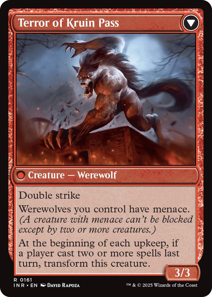 Kruin Outlaw // Terror of Kruin Pass [Innistrad Remastered] Magic: The Gathering