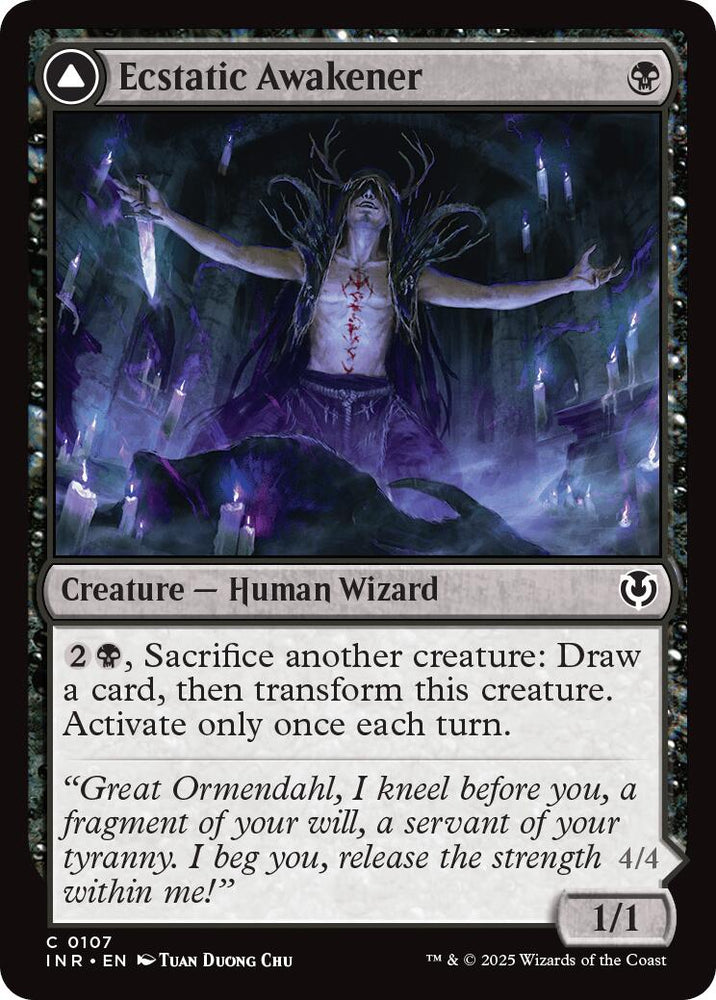 Ecstatic Awakener // Awoken Demon [Innistrad Remastered] Magic: The Gathering