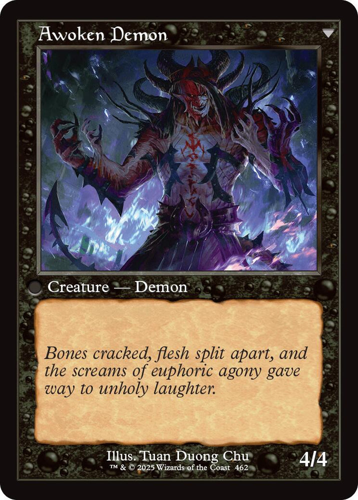 Ecstatic Awakener // Awoken Demon (Retro Frame) [Innistrad Remastered] Magic: The Gathering